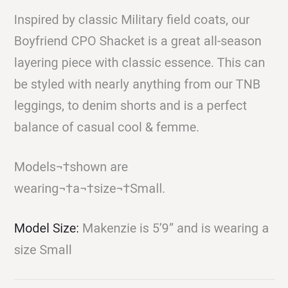 The Normal Brand Boyfriend CPO Shacket jacket military olive army green size M - Picture 8 of 9